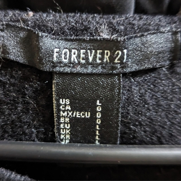 Cropped drawstring sweater - Picture 2 of 2